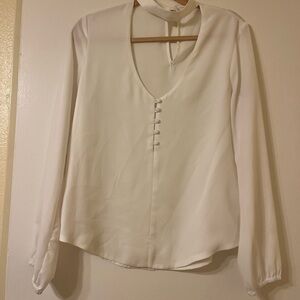 Elegant White Women's Top
